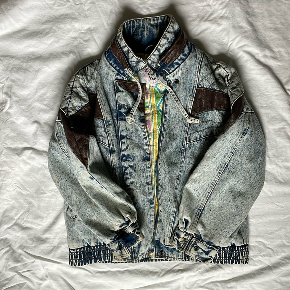 Vtg 90’s #1 Current Seen Women’s Small Denim Jacket
